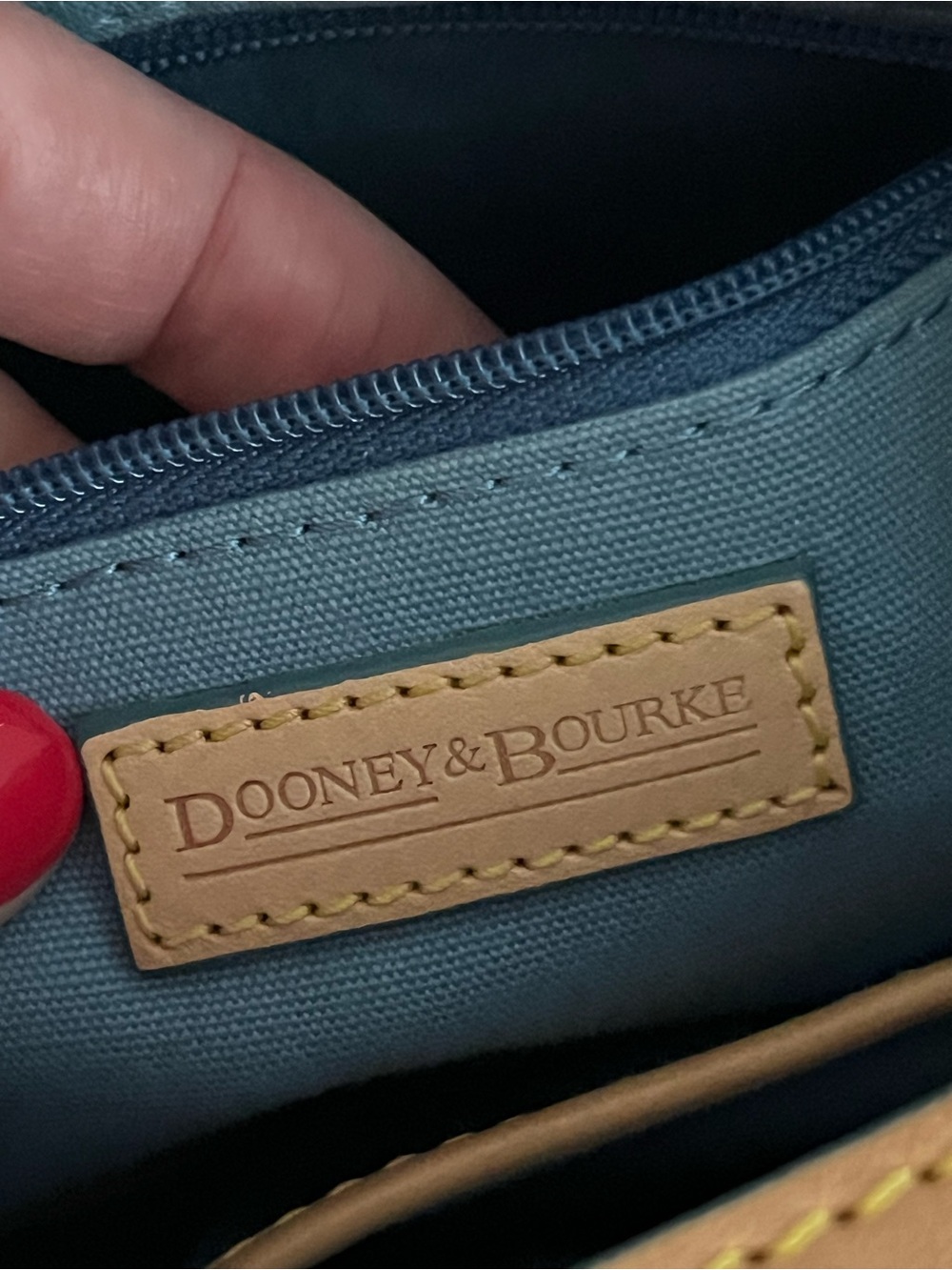 Dooney & Bourke Green Multicolor Rainbow Shoulder Bag Purse Monogram Y2K - Picture 6 of 9